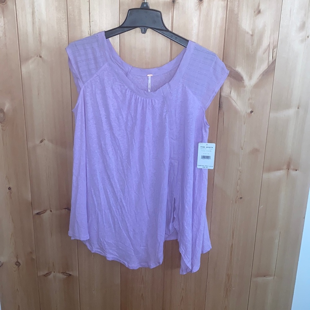 Free people lilac fields T-shirt